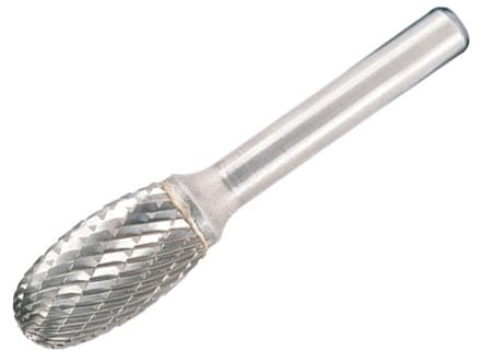 Dormer DOR809966 Solid Carbide Rotary Bright Burr Oval 9.6mm x 6mm