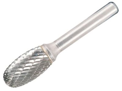 Dormer DOR809966 Solid Carbide Rotary Bright Burr Oval 9.6mm x 6mm