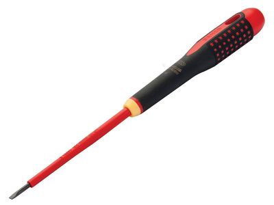 Bahco BAHBE8230SL ERGO™ Slim VDE Insulated Slotted Screwdriver 3.5 x 100mm