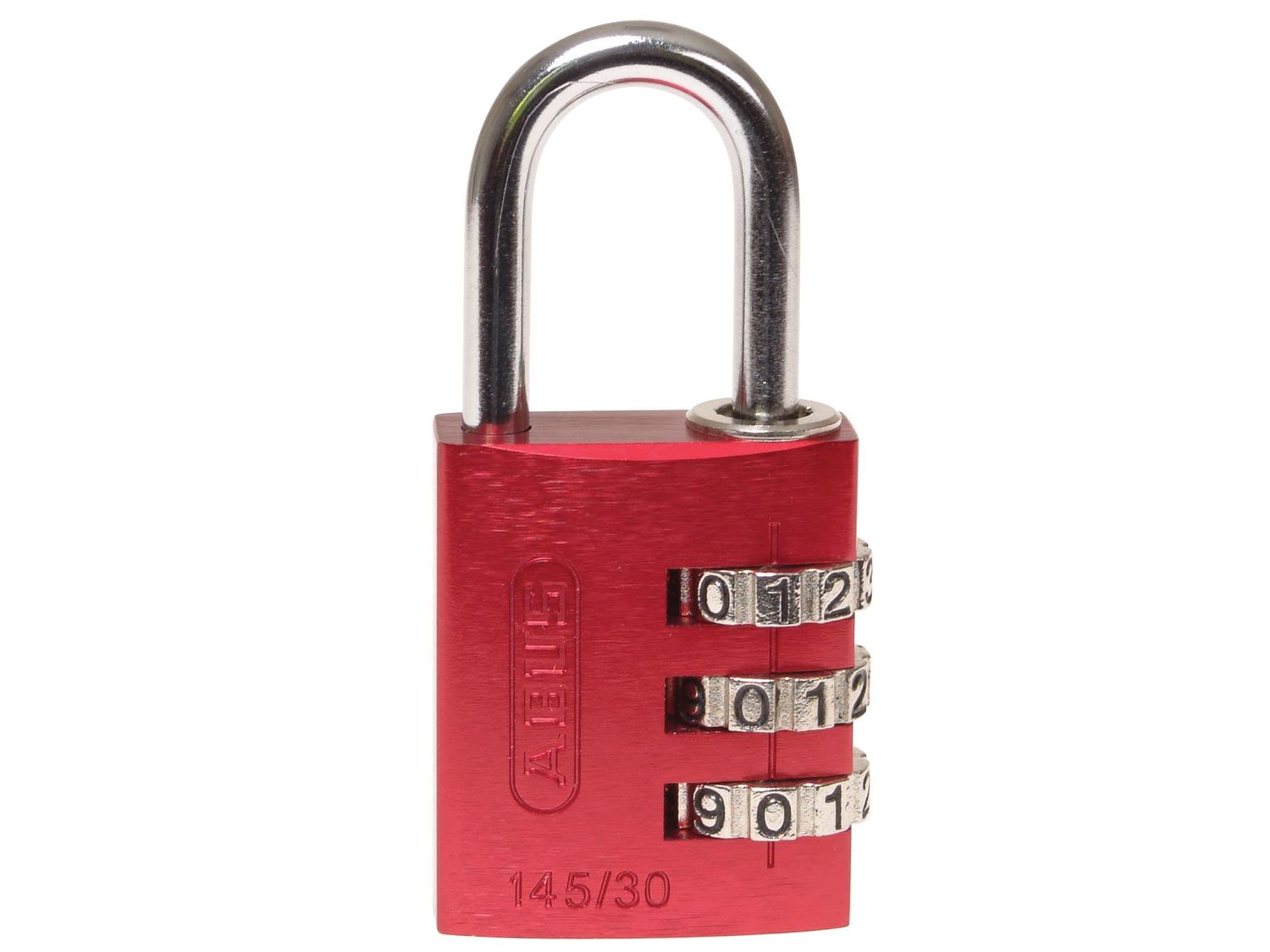 ABUS Mechanical ABU14530RED 145/30 30mm Aluminium Combination Padlock Red 46578