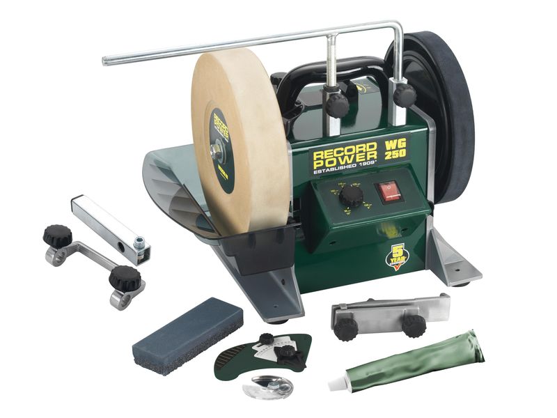Record Power RPTWG250 WG250 250mm (10in) Whetstone Grinder 160W 240V