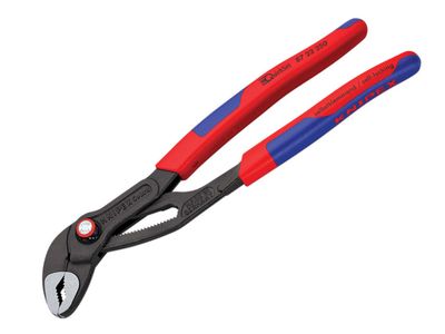 Knipex KPX8722250 Cobra Quickset Water Pump Pliers Multi-Component 250mm