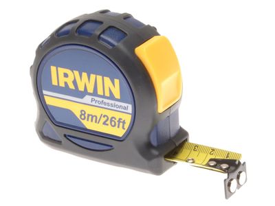 IRWIN IRW10507795 Professional Pocket Tape 8m/26ft (Width 25mm) Carded