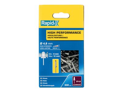 Rapid RPD5001438 High Performance Rivets 4.8 x 16mm (Box 300)