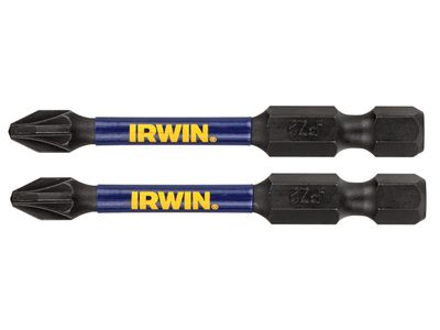 IRWIN IRWIW6061404 Impact Pro Performance Screwdriver Bits PZ2 57mm (Pack 5)