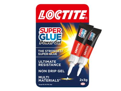 Loctite LOCSGGPD3GNR Super Glue Power Gel Tube 2 x 3g