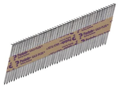 Paslode PAS141210 2.8 x 63mm 350 Ring Nails Bright Finish Box of 3300 + 3 Fuel Cells