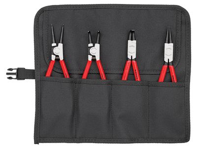Knipex KPX001956 Circlip Pliers Set in Roll, 4 Piece