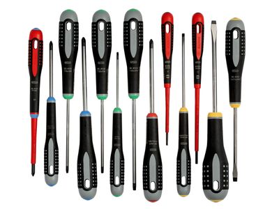 Bahco BAH9875 BE-9875 ERGO™ Screwdriver Set, 13 Piece