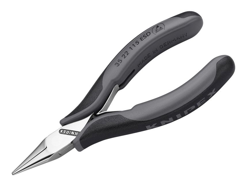 Knipex KPX3522ESD ESD Electronics Half Round Pliers 115mm