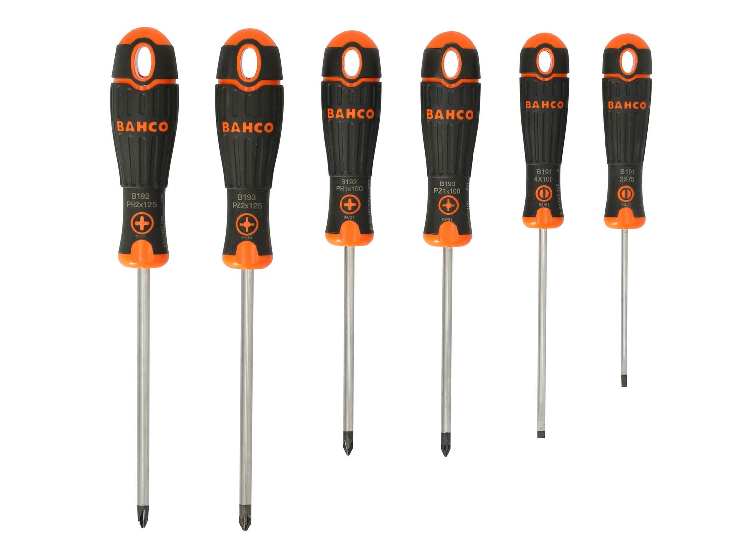 Bahco BAHB219026 B219.026 BAHCOFIT Screwdriver Set, 6 Piece