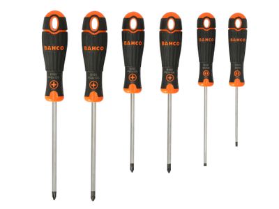 Bahco BAHB219026 B219.026 BAHCOFIT Screwdriver Set, 6 Piece
