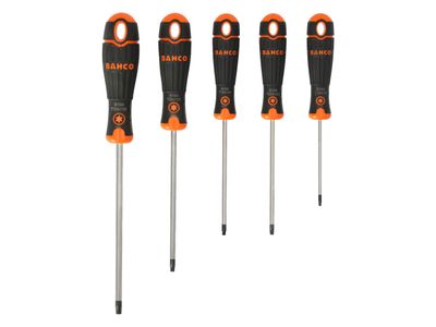 Bahco BAHB219025 B219.025 BAHCOFIT TORX Screwdriver Set, 5 Piece