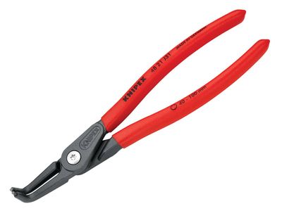 Knipex KPX4821J31 Precision Circlip Pliers Internal 90° Bent 40-100mm J31