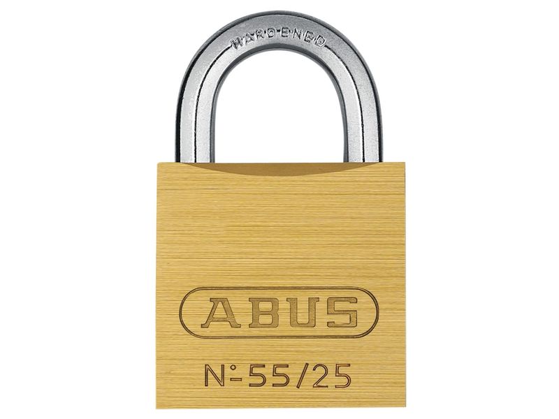 ABUS Mechanical ABU5525C 55/25mm Brass Padlock Carded