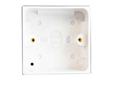 Dencon DCN8901NB Pattress Box with Earth 1-Gang 45mm