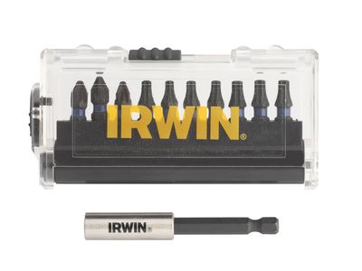 IRWIN IRWIW6062504 Impact Pro Performance Screwdriver Bit Set, 10 Piece