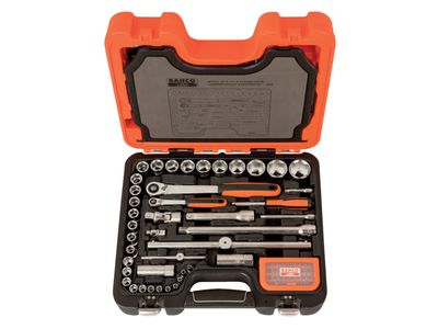 Bahco BAHS95 S95 1/4in &amp; 1/2in Drive Socket &amp; Mech Set, 95 Piece