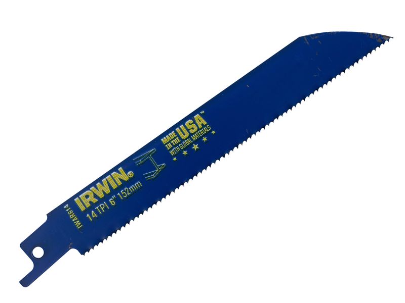 IRWIN IRW10504152 614R Sabre Saw Blade Metal Cutting 150mm 14 TPI Pack of 5