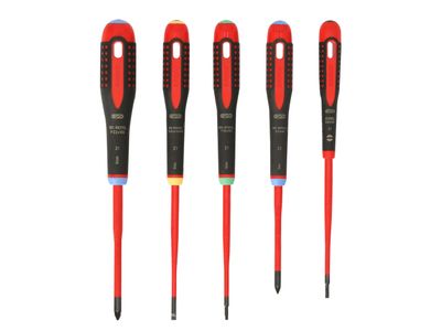 Bahco BAH9872SL BE-9872SL ERGO™ VDE Insulated Screwdriver Set, 5 Piece