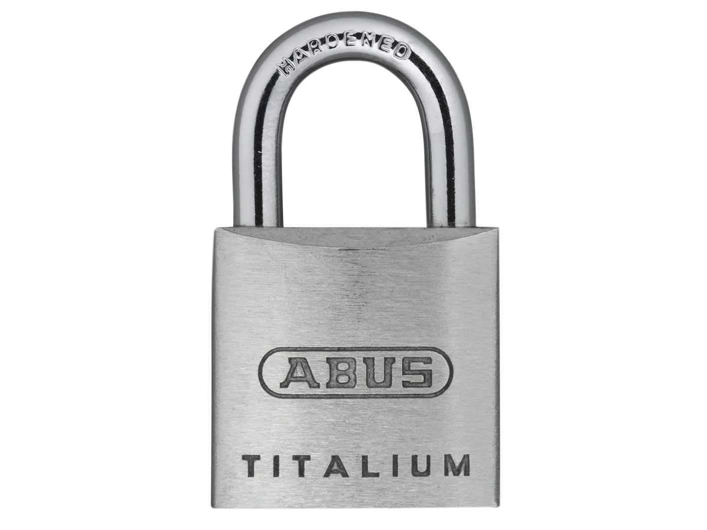 ABUS Mechanical ABU64TI20C 64TI/20mm TITALIUM™ Padlock Carded