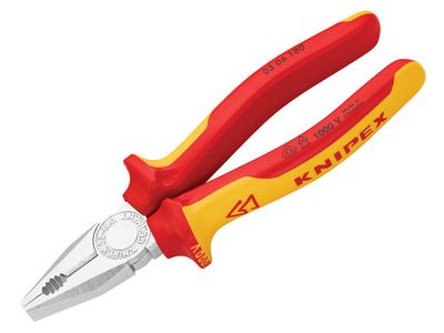 Knipex KPX0306180 VDE Combination Pliers 180mm