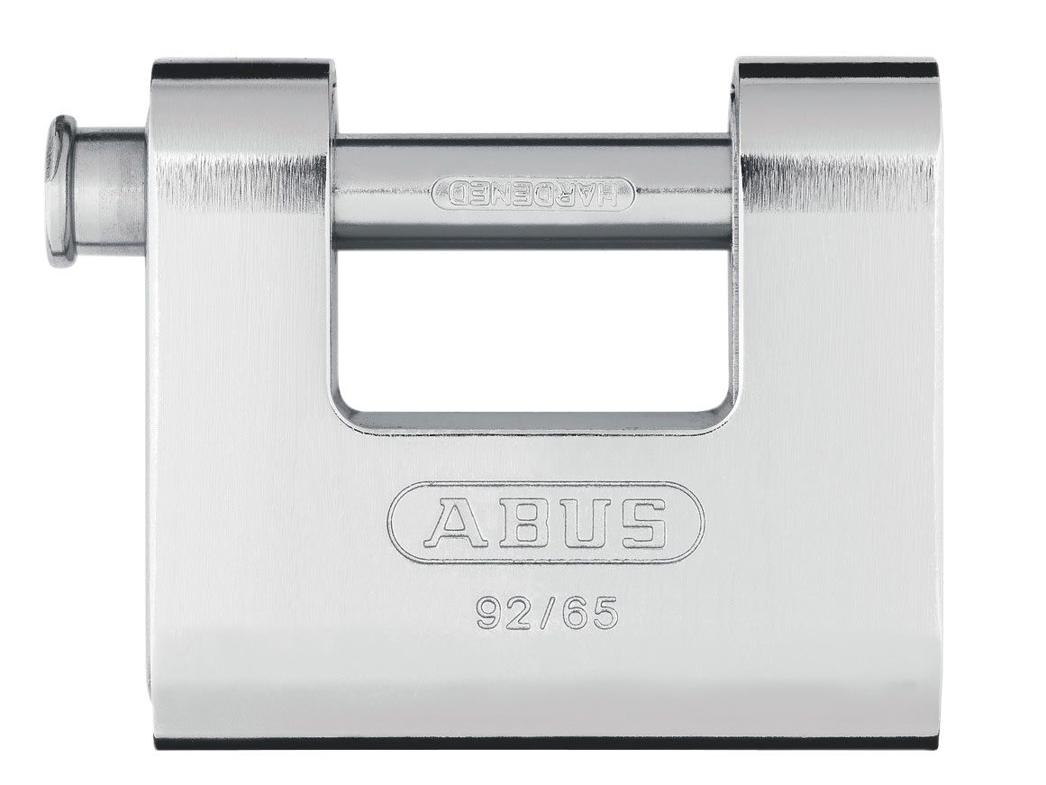 ABUS Mechanical ABUKA30610 92/65mm Monoblock Brass Body Shutter Padlock Keyed Alike KA8511