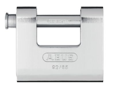 ABUS Mechanical ABUKA30610 92/65mm Monoblock Brass Body Shutter Padlock Keyed Alike KA8511