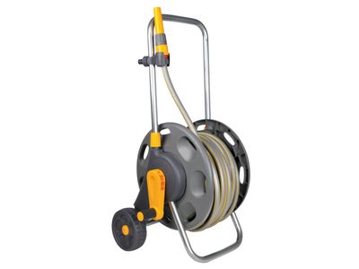 Hozelock HOZ2435 2435 60m Assembled Hose Cart &amp; 50m of 12.5mm Hose