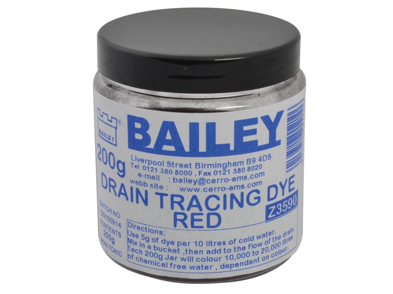 Bailey Products BAI3590 3590 Drain Tracing Dye - Red