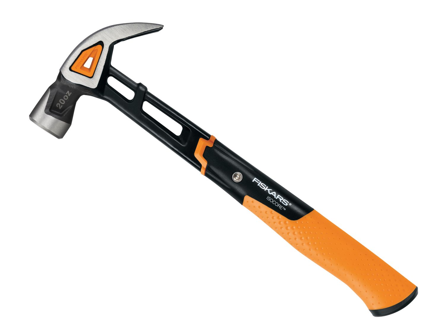 Fiskars FSK1027203 IsoCore Curved Finishing Hammer 570g (20oz)