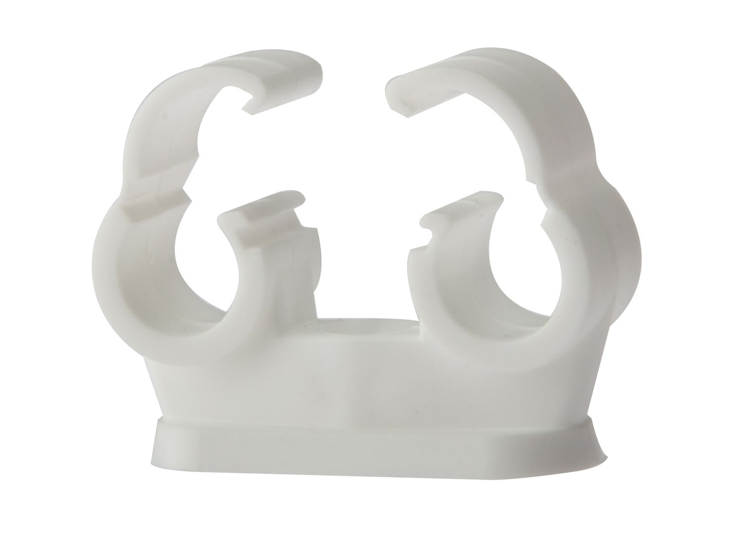 ForgeFix FORPCDC15 Pipe Clip Double Cliplock 15mm Box 50