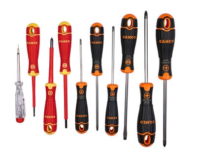 Bahco BAH219110 B219.110 BAHCOFIT XL Screwdriver Set, 10 Piece