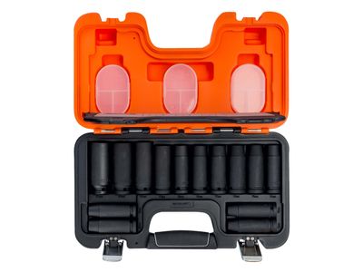 Bahco BAHDDS14 DD/S14 1/2in Drive Deep Impact Socket Set, 14 Piece
