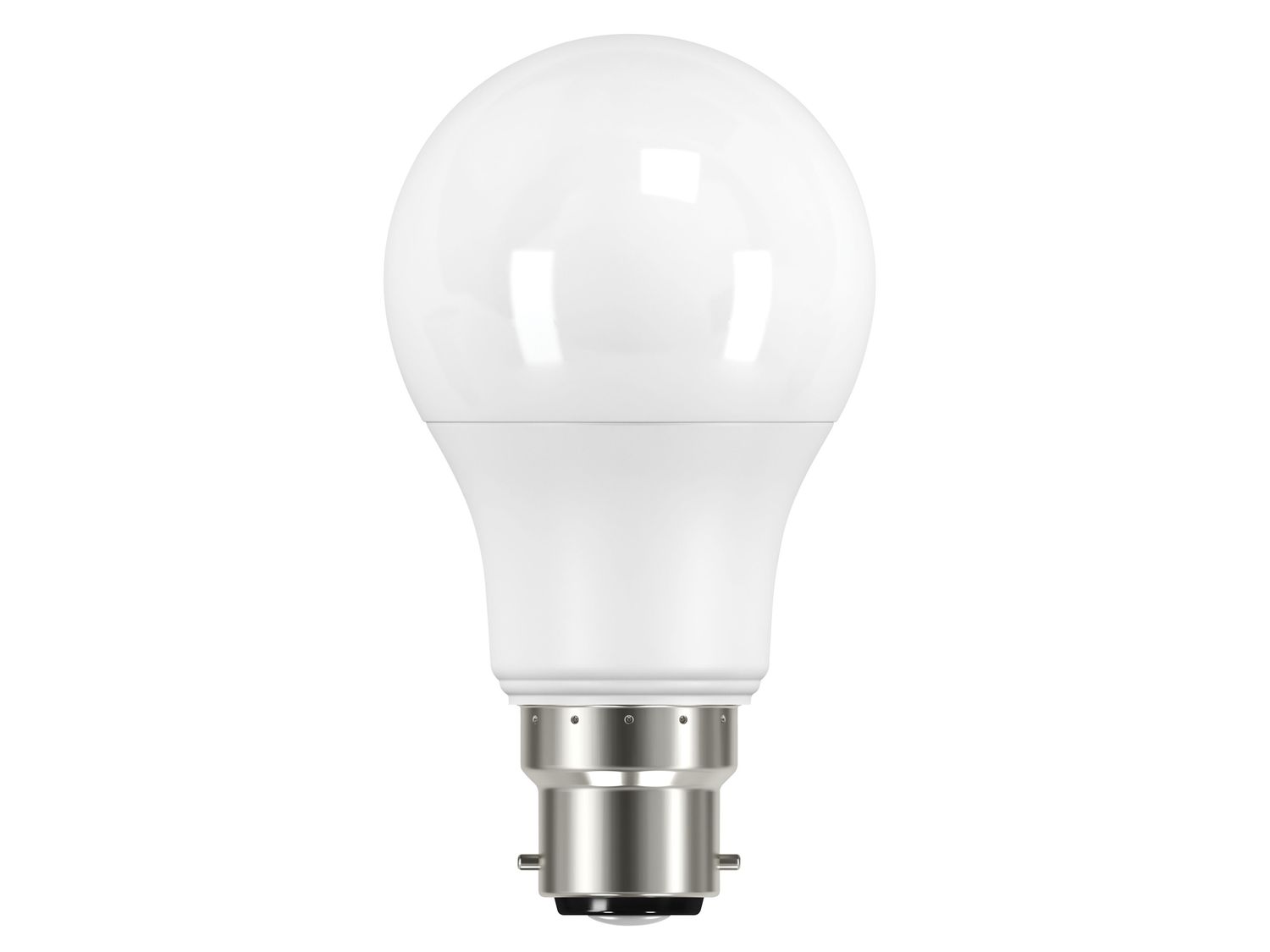 Energizer ENGS8857 LED BC (B22) Opal GLS Non-Dimmable Bulb, Warm White 470 lm 5.5W