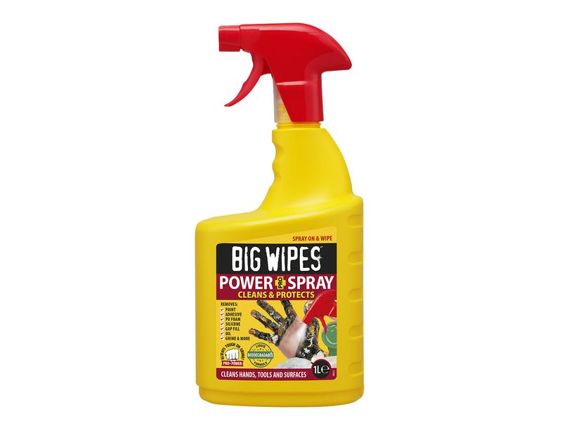 Big Wipes BGW2448 Power Spray Pro+ Antiviral Cleaning Spray 1 litre
