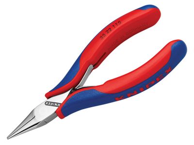 Knipex KPX3522115 Half Round Electronics Pliers Multi-Component Grip 115mm