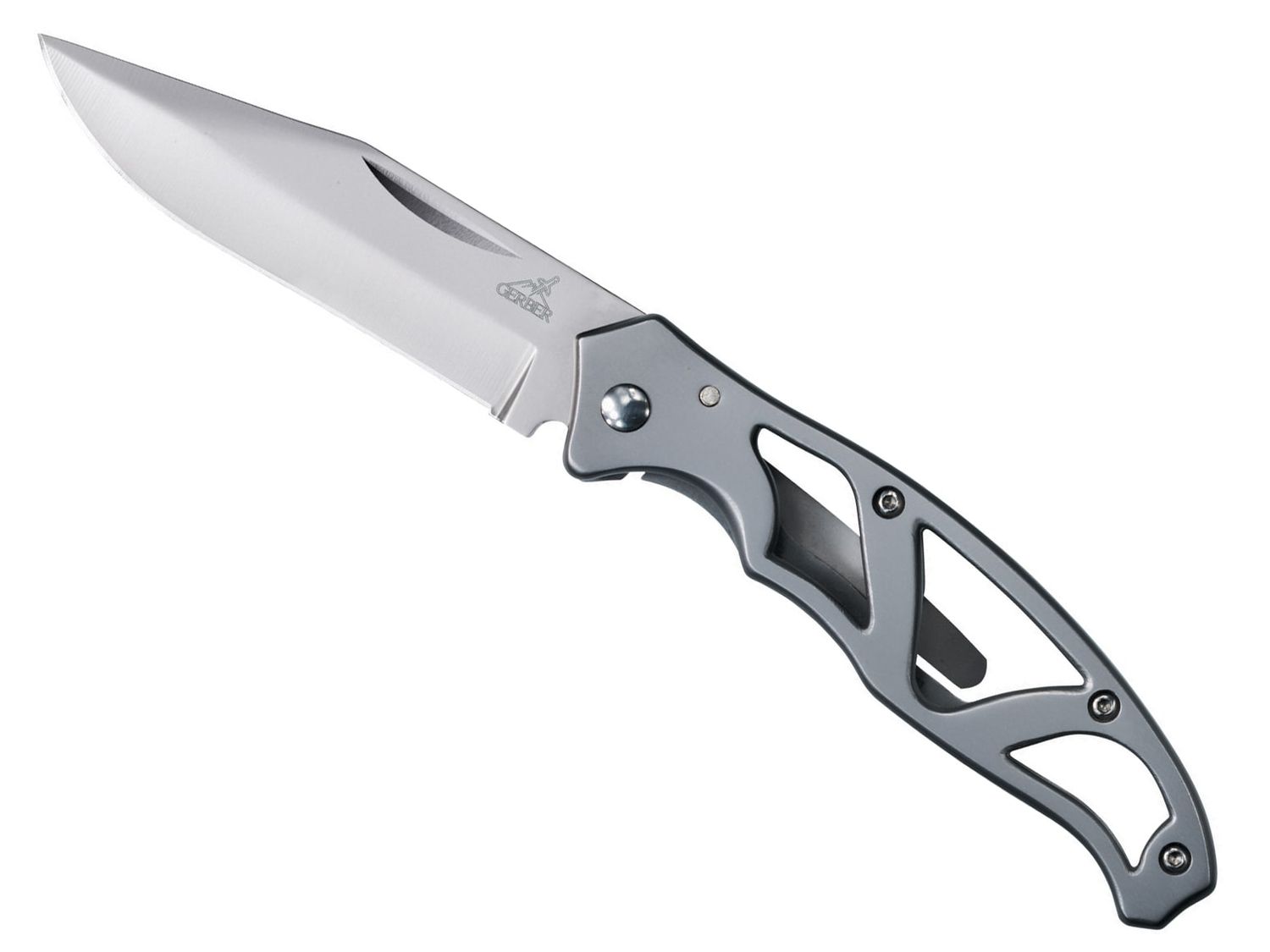 Gerber GER1013954 Paraframe Mini SS Folding Clip Knife - Fine Edge