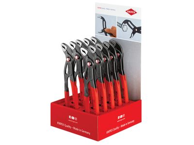Knipex KPX001801V25 00 18 01 V25 Cobra Quickset Waterpump Pliers Counter Display (10 x KPX8721250)