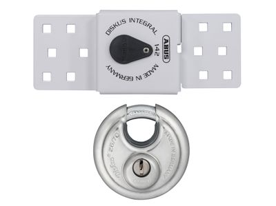 ABUS Mechanical ABU83978 142 Series Sliding Door Van Lock &amp; 26/70mm Diskus Padlock