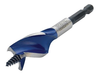 IRWIN IRW1921993 Blue Groove 6X Stubby Wood Bit 20 x 100mm