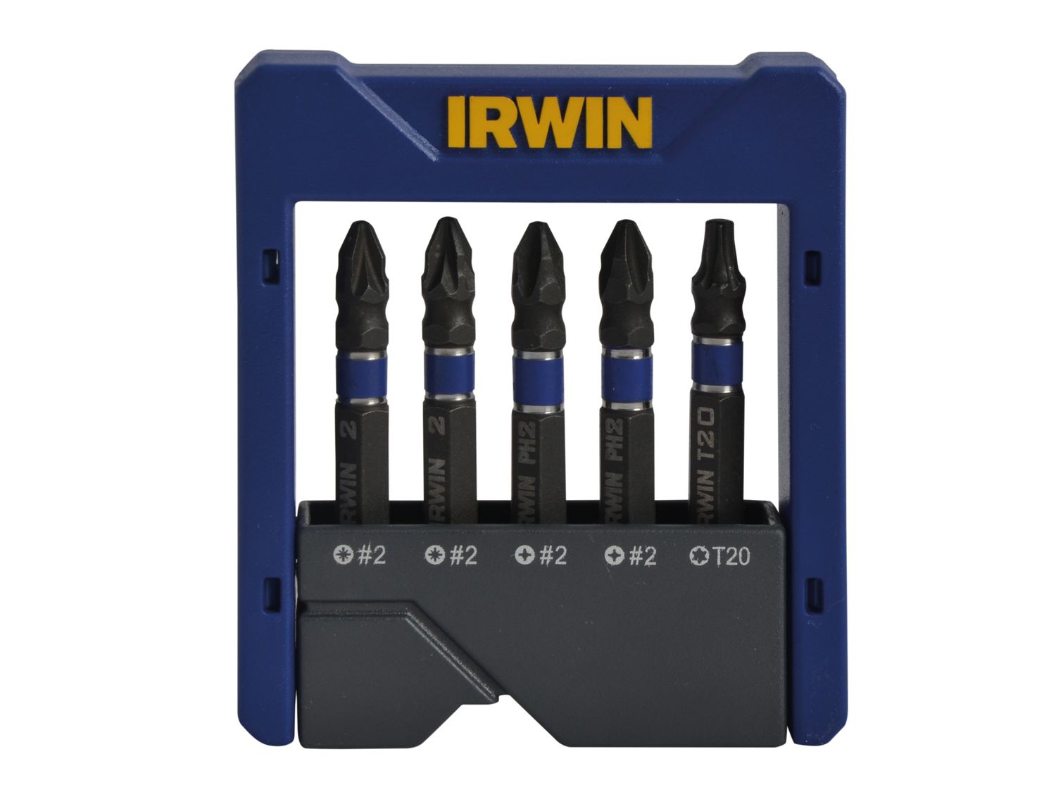 IRWIN IRW1923433 Phillips/Pozi/TORX Impact Screwdriver Pocket Bit Set, 5 Piece