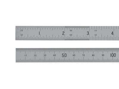 Fisher FISC06 Satin Chrome Rule 150mm/6in