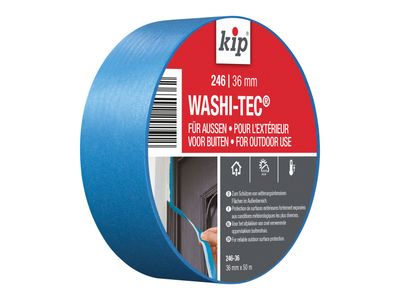 KIP KIP222847 246 Premium Outdoor WASHI-TEC Masking Tape 36mm x 50m