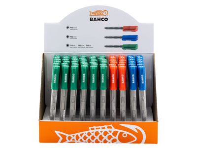 Bahco BAH59S60PEN Screwdriver Bit Pen Display, 60 Piece