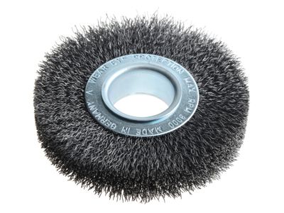 Lessmann LES323162 Wheel Brush D100mm x W20-22 x 30 Bore Steel Wire 0.30 + Adaptors Set 1