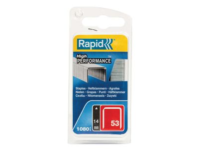 Rapid RPD40109506 53/14B 14mm Galvanised Staples (Pack 1080)