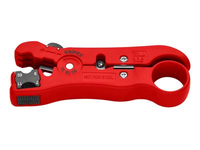 Knipex KPX166006SB Wire Stripping Tool for Coax And Data Cable