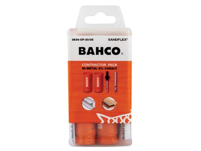 Bahco BAHHSSET2025 Contractor&#39;s Bi-Metal Holesaw Set, 11 Piece