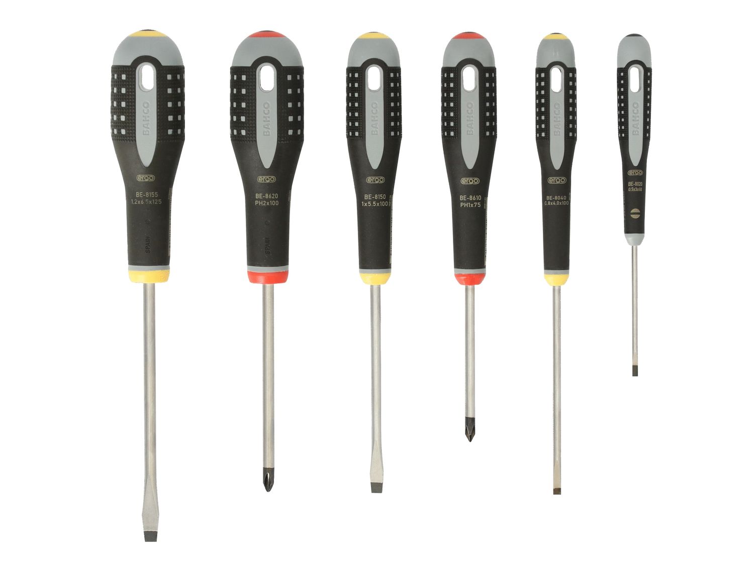 Bahco BAH9881 BE-9881 ERGO™ Screwdriver Set, 6 Piece